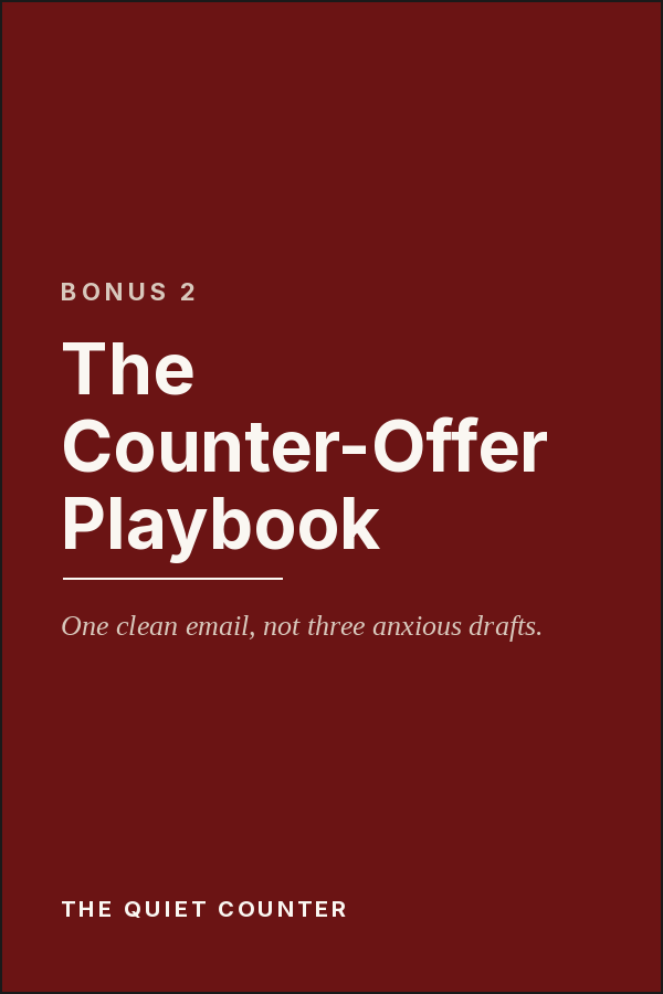 The Counter-Offer Playbook